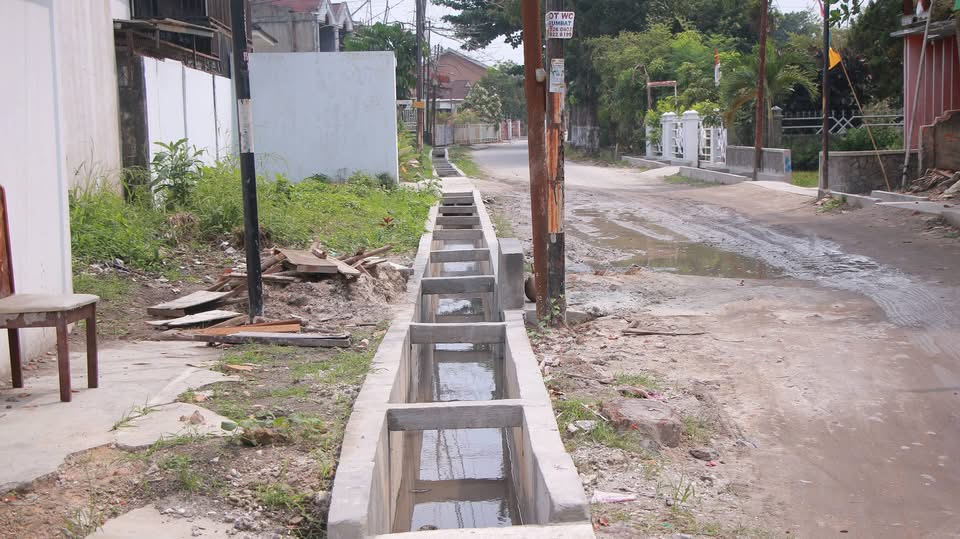Pemko Pekanbaru Bangun Drainase 366 Meter di Jalan Paus, Tekan Banjir Arifin Ahmad