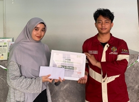 BEM FISIP UNRI Salurkan Donasi Bencana NTT Melalui IZI
