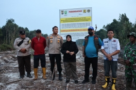 Bupati Siak Pastikan Zero Firespot Usai Karhutla 40 Hektare Dipadamkan